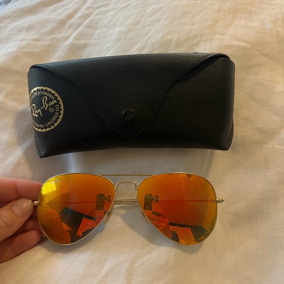 RayBan Aviator Flash Sunglasses - Picture 3 of 3